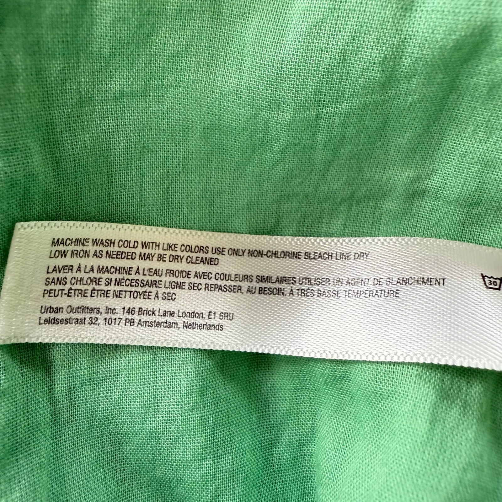 Free People set co-ord matching set pants and crop top cotton striped Large - Image 9