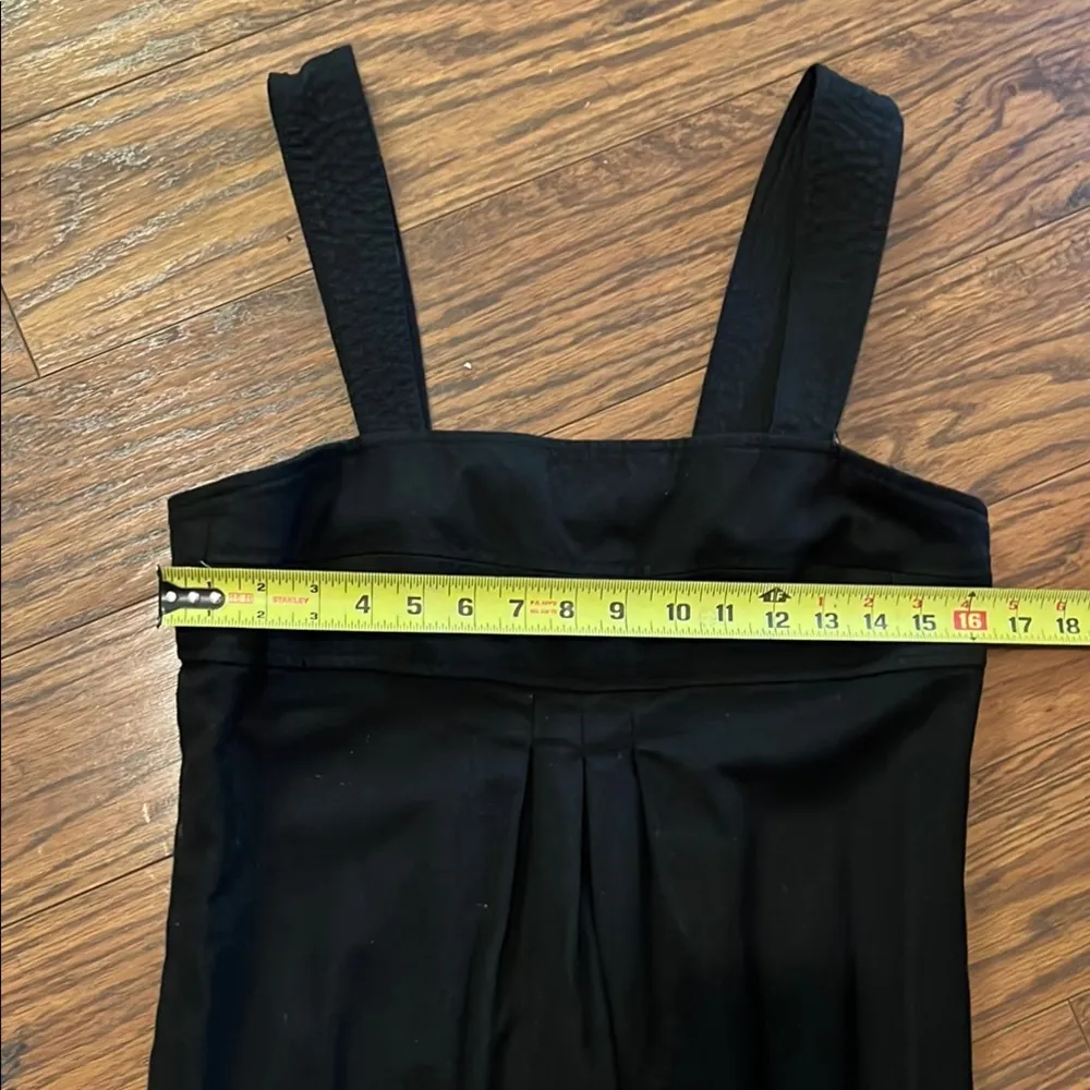 Black Sheath Midi Dress with Square Neckline - Image 6