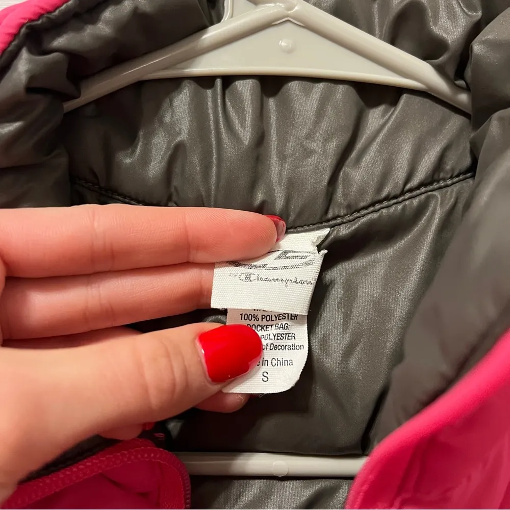 Champion Pink Puffer Vest - Image 4