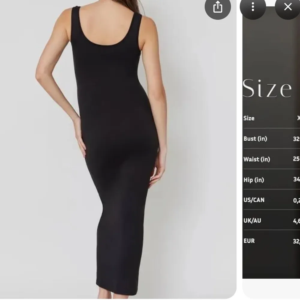 BUMPSUIT Black Maxi Tank Maternity Dress Size Medium - Image 3