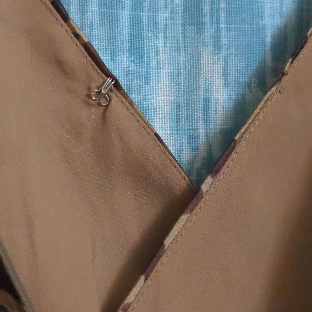 L'Agence Chiara Silk Twist Tank Top Brown Leopard Sleeveless Pleated XS New - Image 3