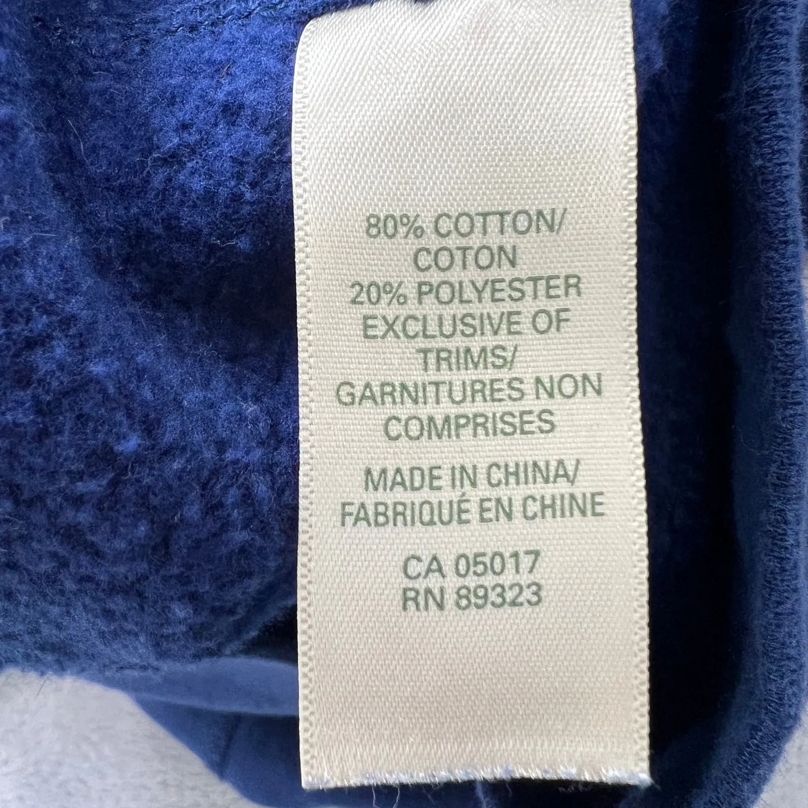 Roots Canada Full Zip Hoodie Womens Small Blue Beaver Logo Sweatshirt Sporting - Image 4