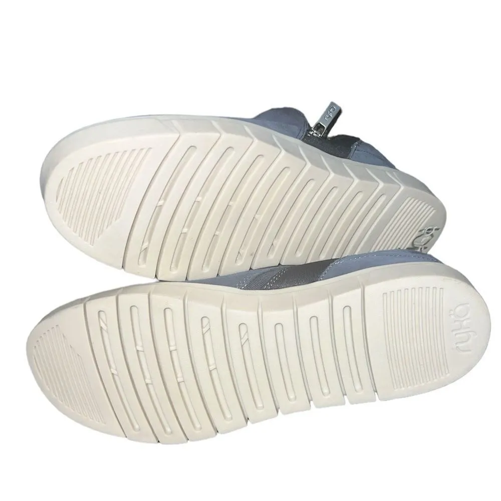 ✨Ryka Leather Navy Sz 10 Booties with Zip Detail✨ - Image 8