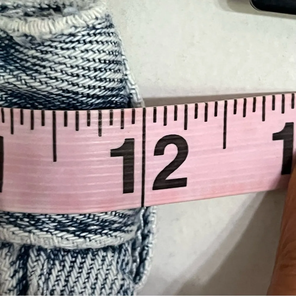 Women’s Juniors Playboy by Pacsun Denim Cutoff Shorts With Bunny Print Size 23‎ - Image 6