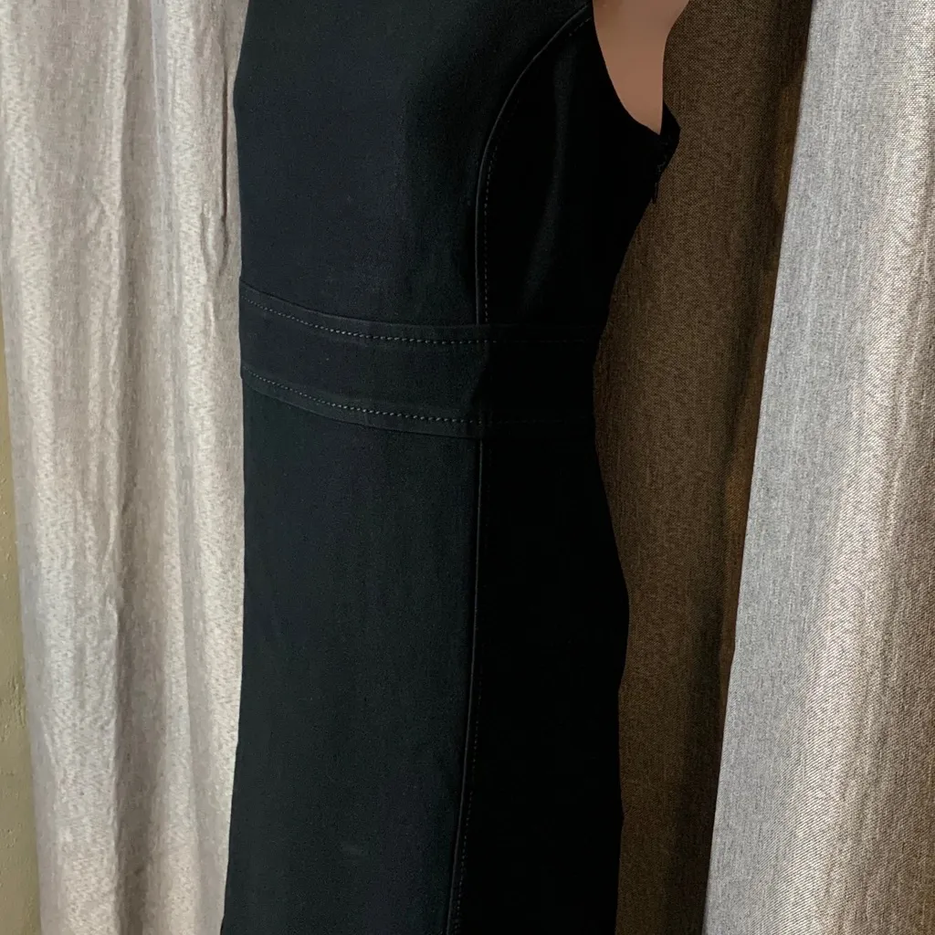 Prada Authentic Classic Black Nero Sleeveless Simple Dress - Image 7