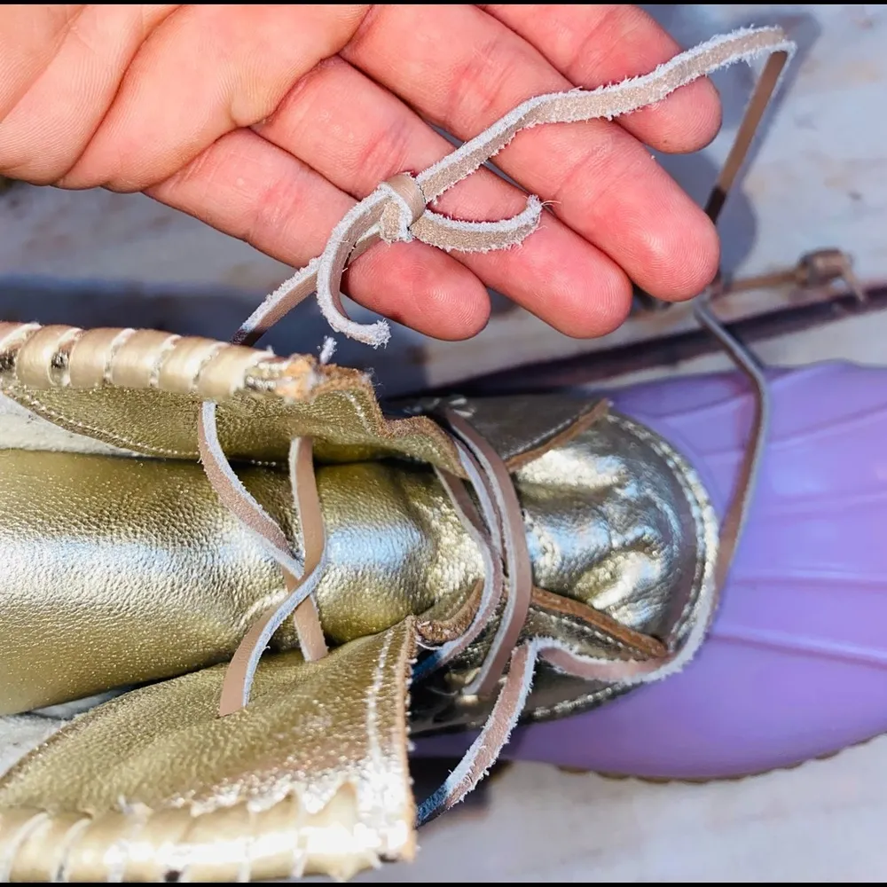 JACK ROGERS Duck Boots sz 9 - Image 8