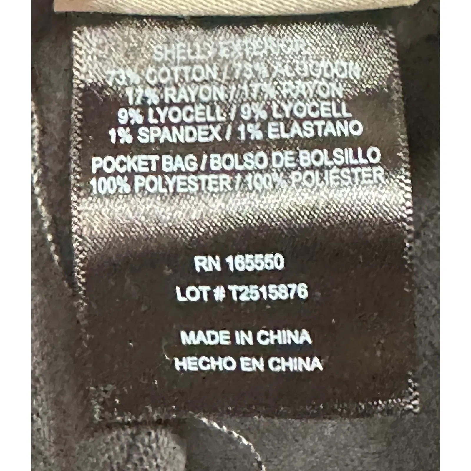 32 Degree Heat Cool Women Black Sweatpant Jeans Straight Leg Relaxed Fit Size 10 - Image 5