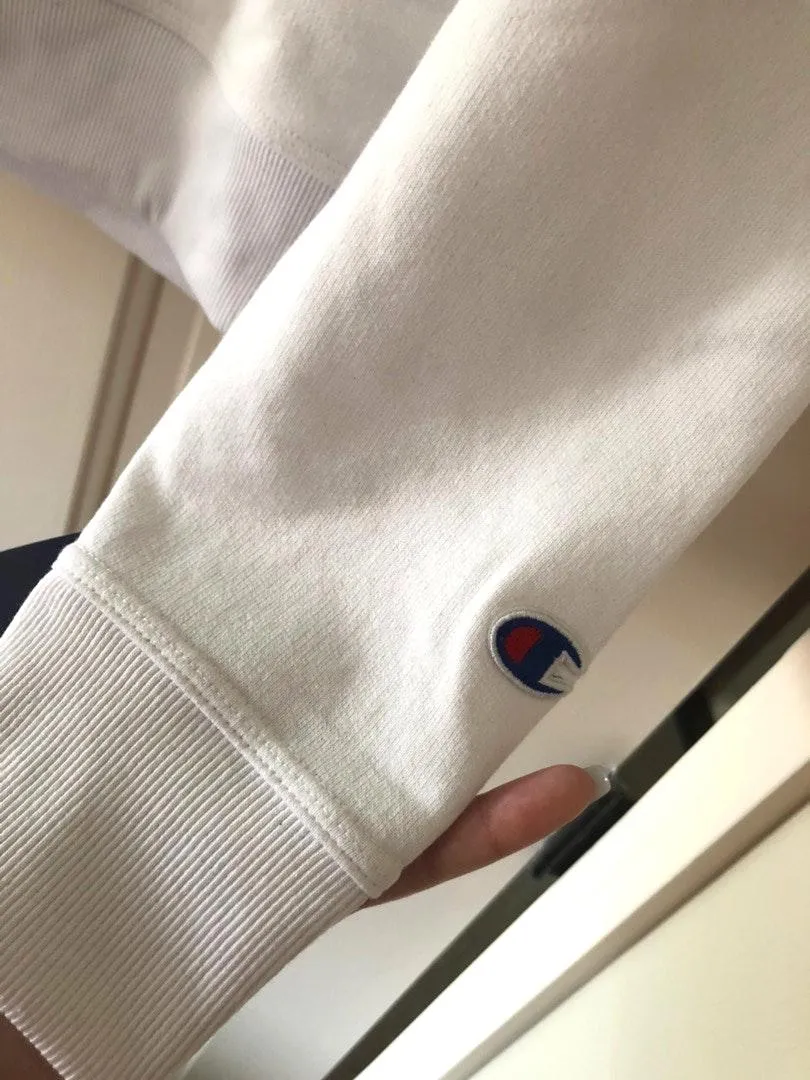 Champion White  Hoodie - Image 3