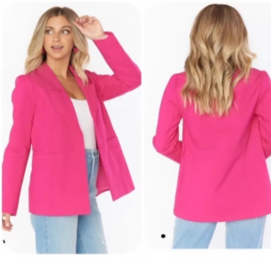 New with tags Show me your mumu major blazer in hot pink - Image 3
