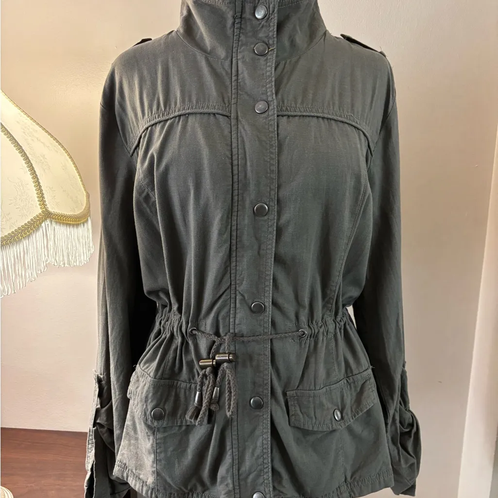Ashley by 26 International  Khaki Utility Jacket Size L - Image 11