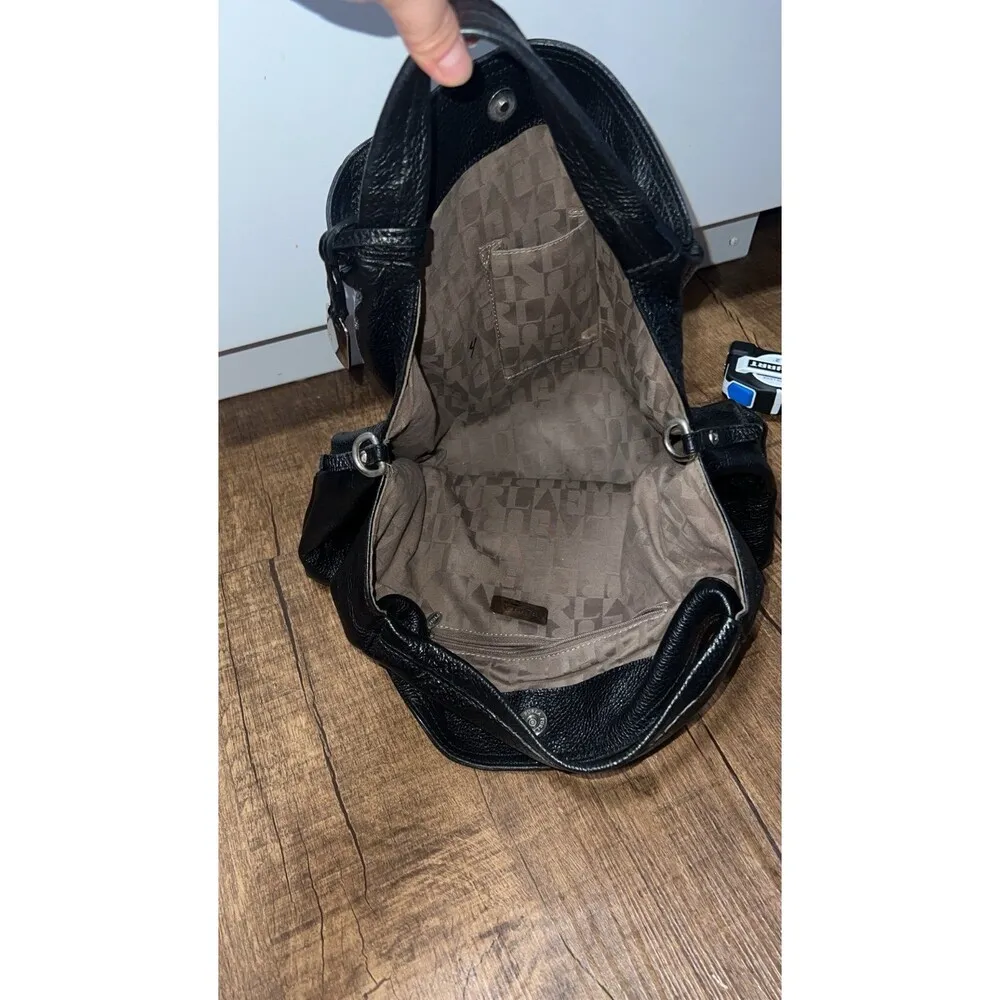 Furla Black Leather Elisabeth Hobo sling bag - Image 7