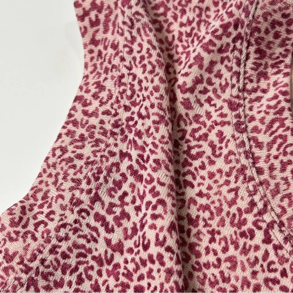 ATHLETA: Women’s Breezy Micro Cheetah Bashful Rose Tank- Size 1X - Image 5