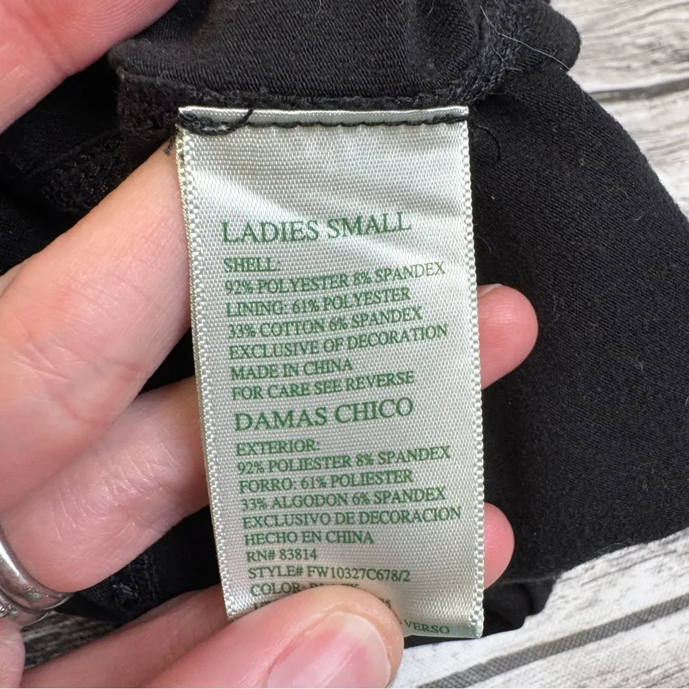 Tangerine Women's Black Athletic Mini Skirt S SM Small Zipper Pocket Mid Rise - Image 8