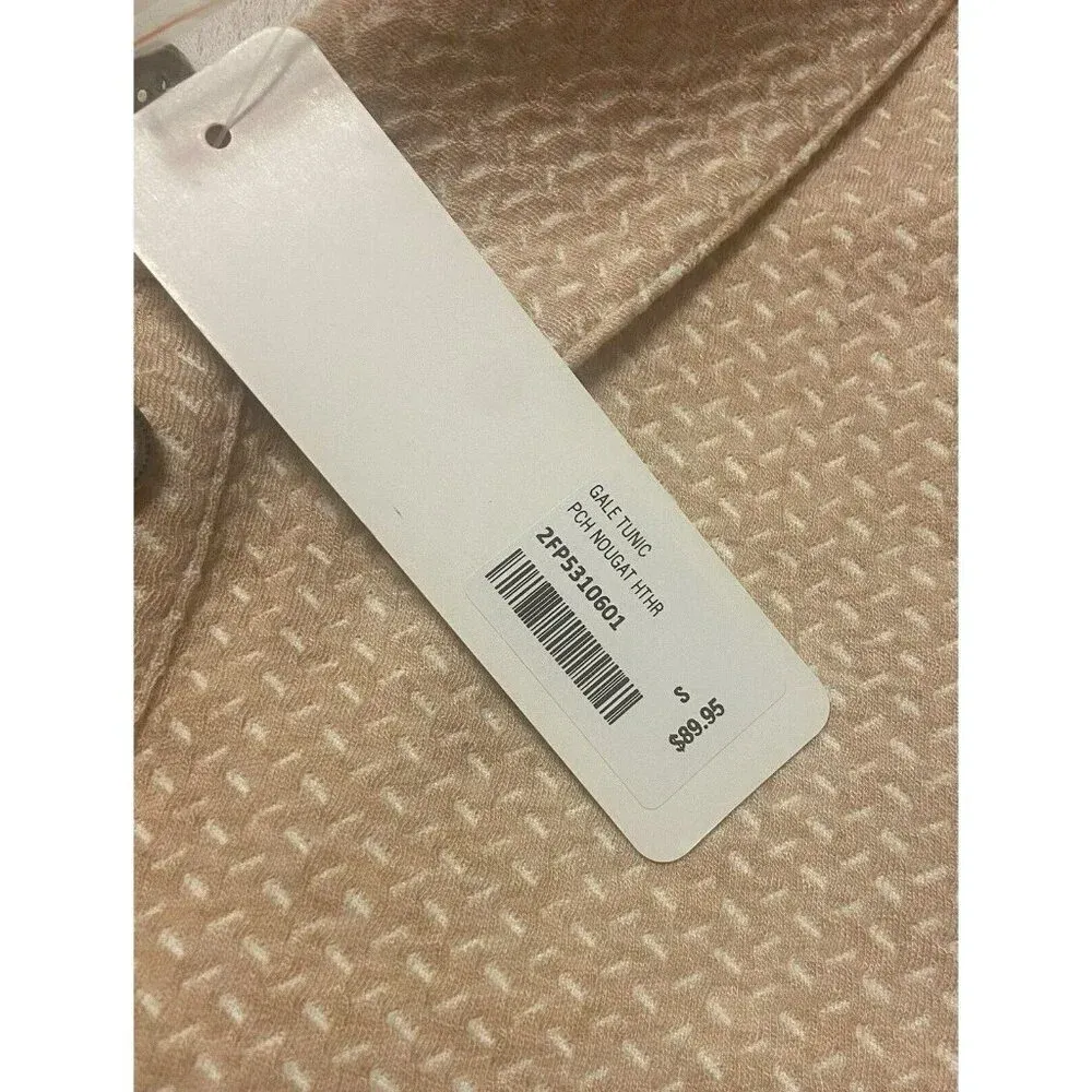 Soft Surroundings  Gale Tunic Womens Size S‎ Peach Button Front NWT - Image 7