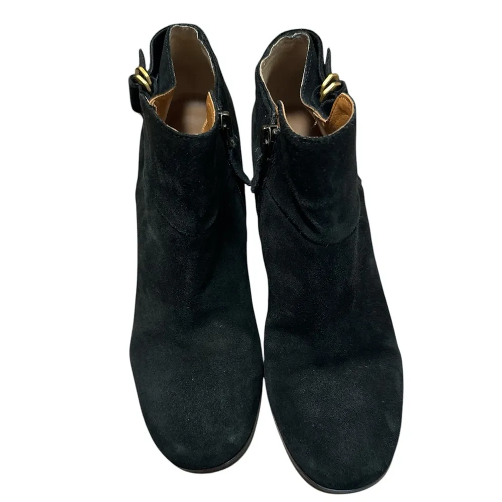 Women's Sarto By  Matisse Bootie black suede shoes size 8.5 leather - Image 2