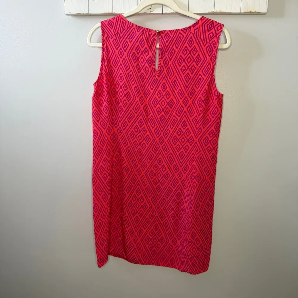 Alice & Trixie 100% Silk Purple/Orange Sleeveless Mini Dress Women’s SIZE Small - Image 2