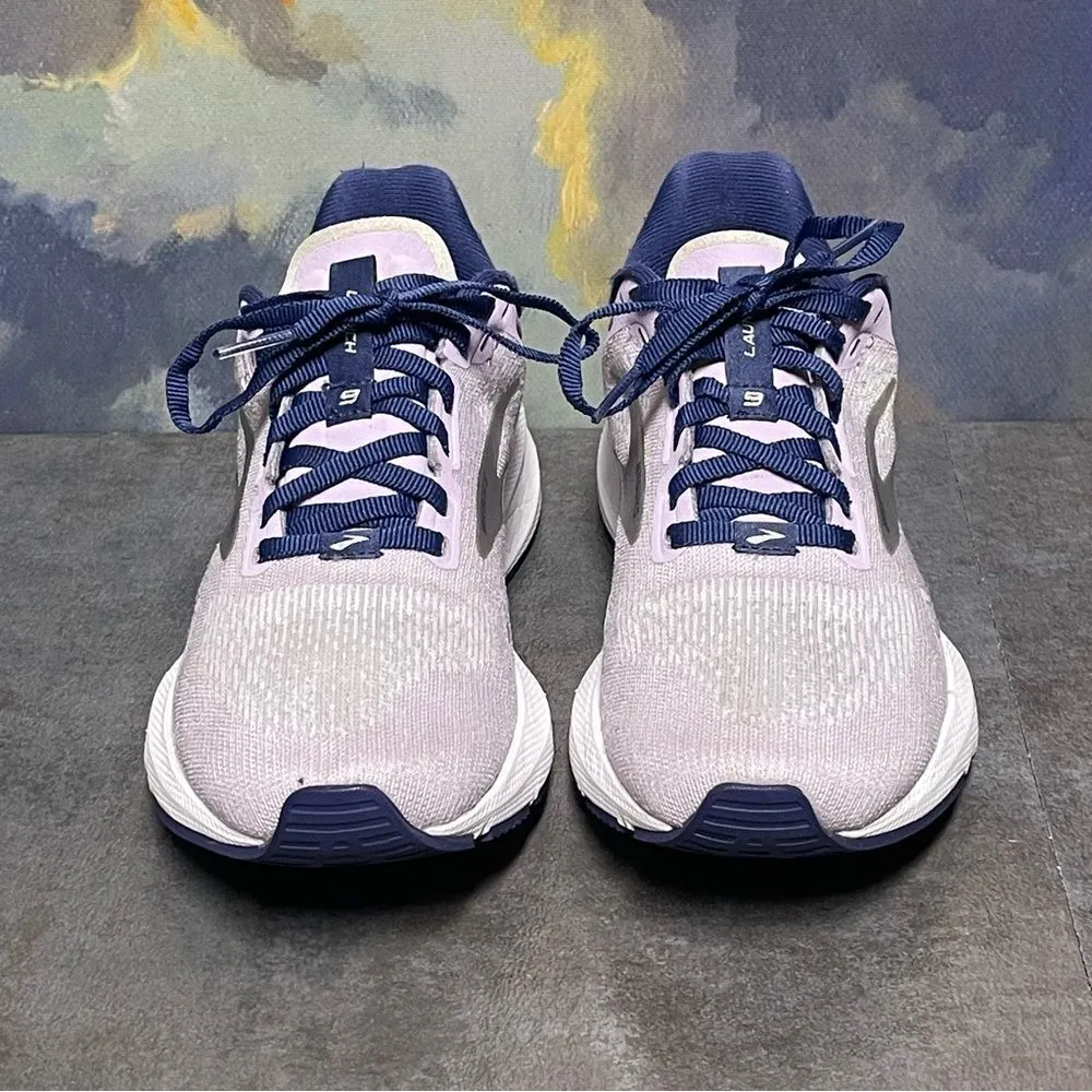 Brooks Launch 9 Lilac & Silver Women's Running Shoes Size 6.5B - Image 4