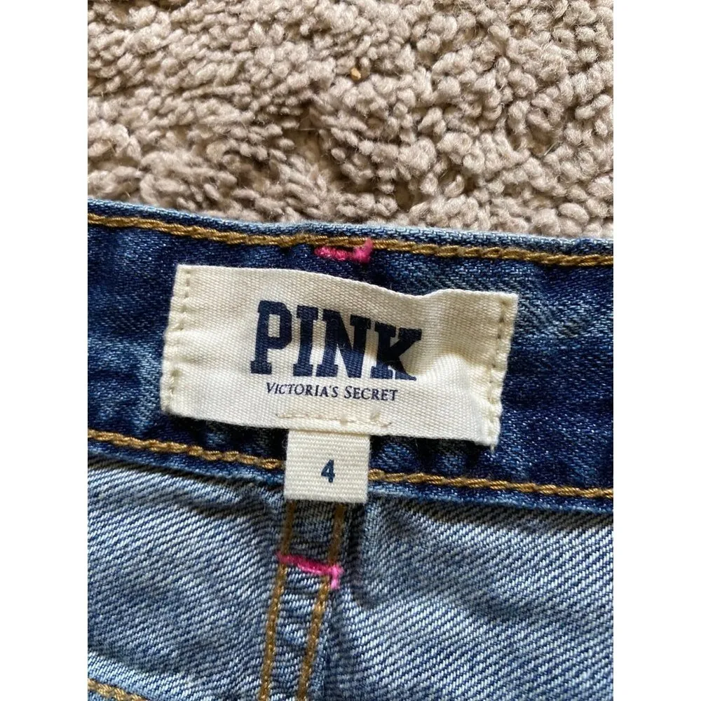 Victoria's Secret / Pink women's size 4 denim shorts - Image 3