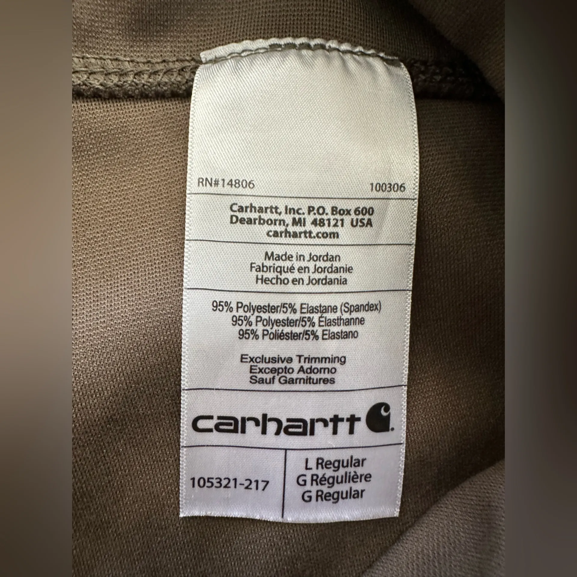 Carhartt Women's Cropped Brown Pants - Image 6