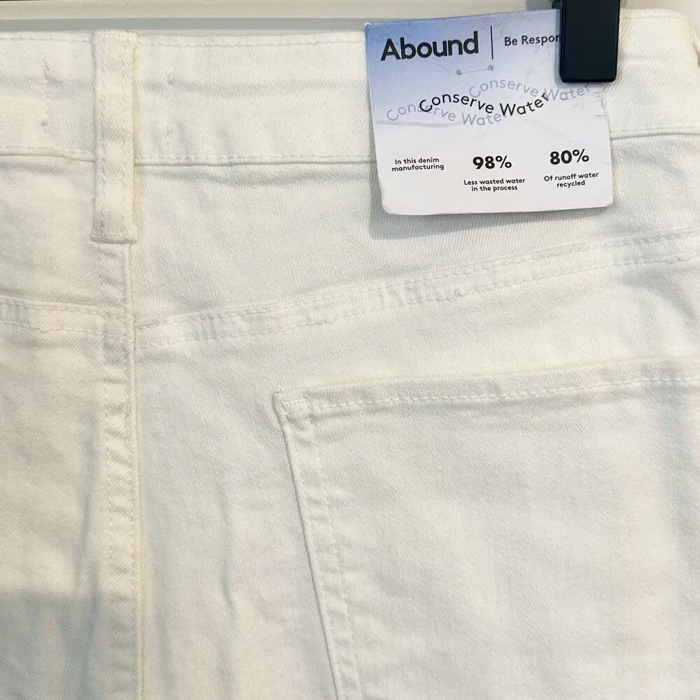 NWT Abound by Nordstrom Sustainable Denim White High Rise Skinny Jeans - 29 - Image 7