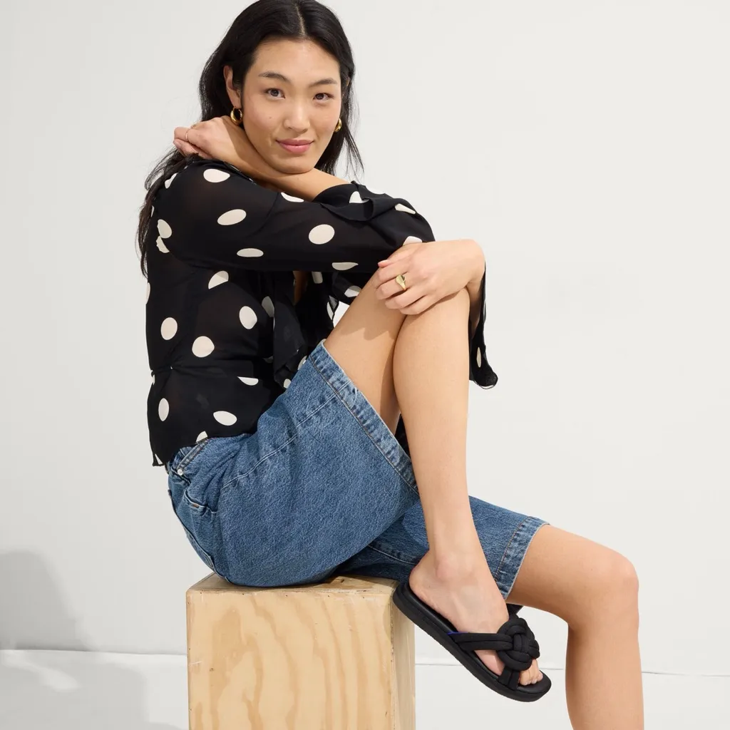 Rothy’s The summer sandals black 8 - Image 2