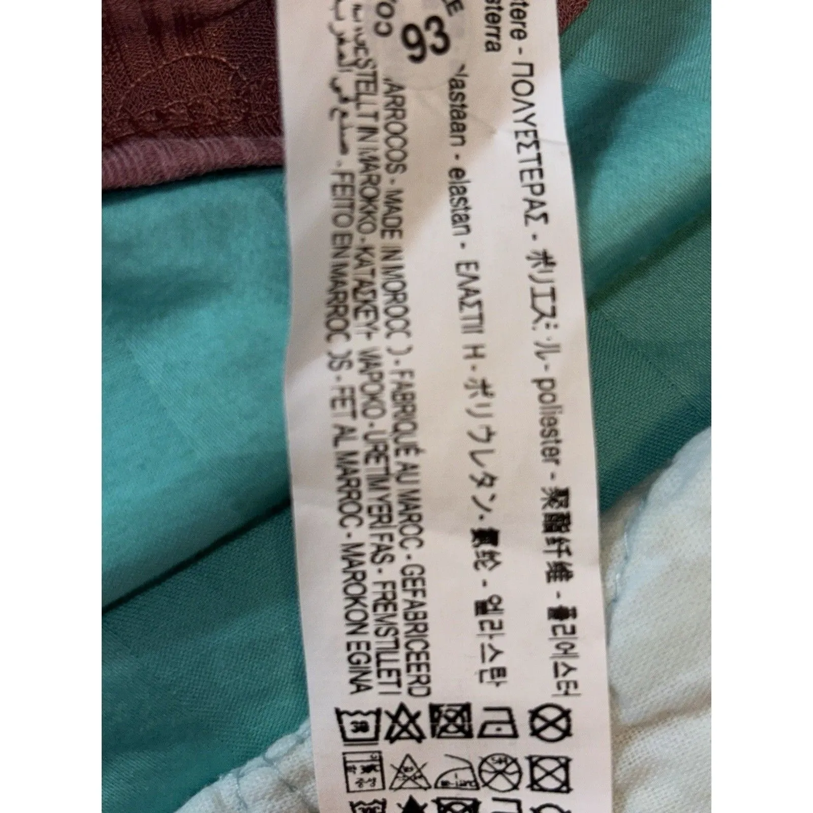 Zara Crop Top Mauve Pink V Neck Stretchy Ruffled 90s Y2k Sz Med - Image 12