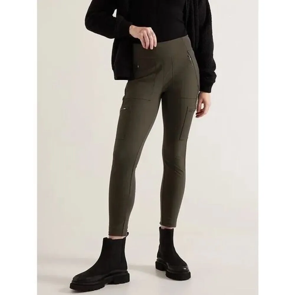 ✨ATHLETA GREEN HEADLANDS HYBRID CARGO SZ 8 TIGHTS✨ - Image 5
