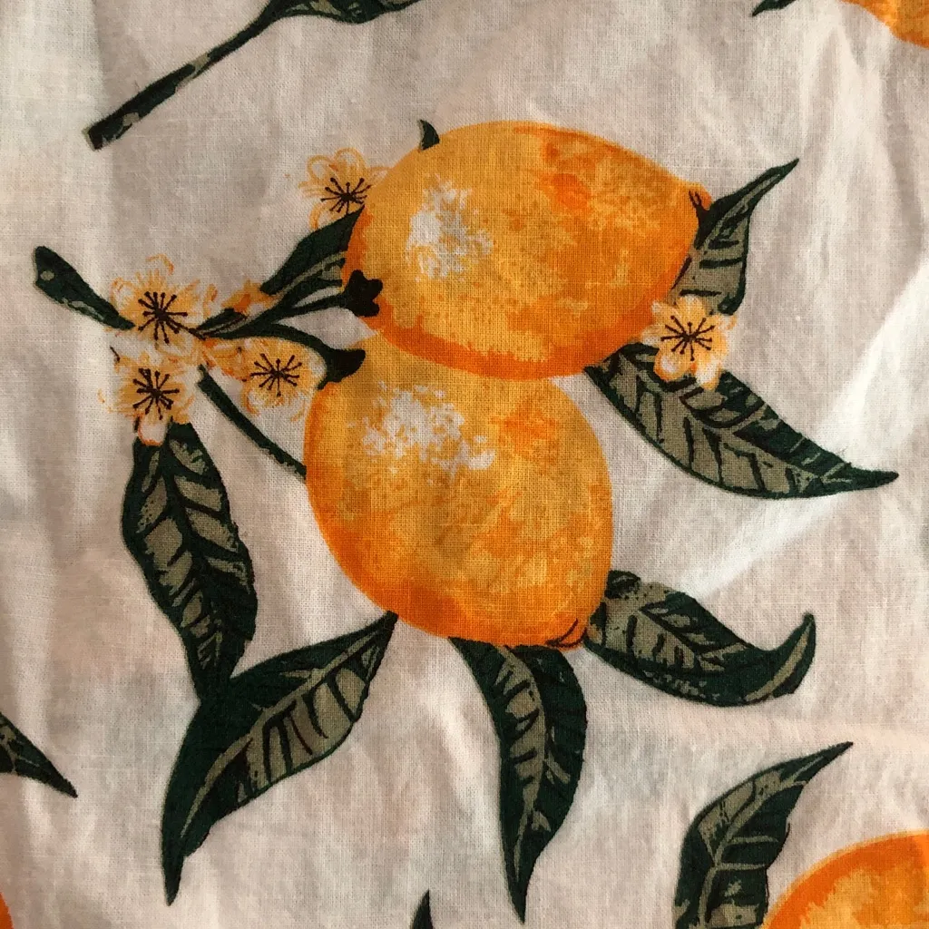 New York & Company size XL Lemon Print Frilled Maxi Skirt - Image 4