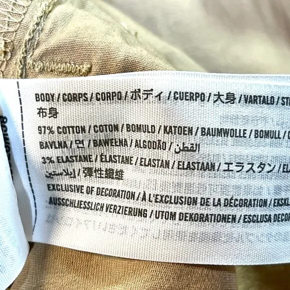 Abercrombie & Fitch x N. Benefield Wide-Leg Coverall Jumpsuit Sz XS Tan *No Belt - Image 12