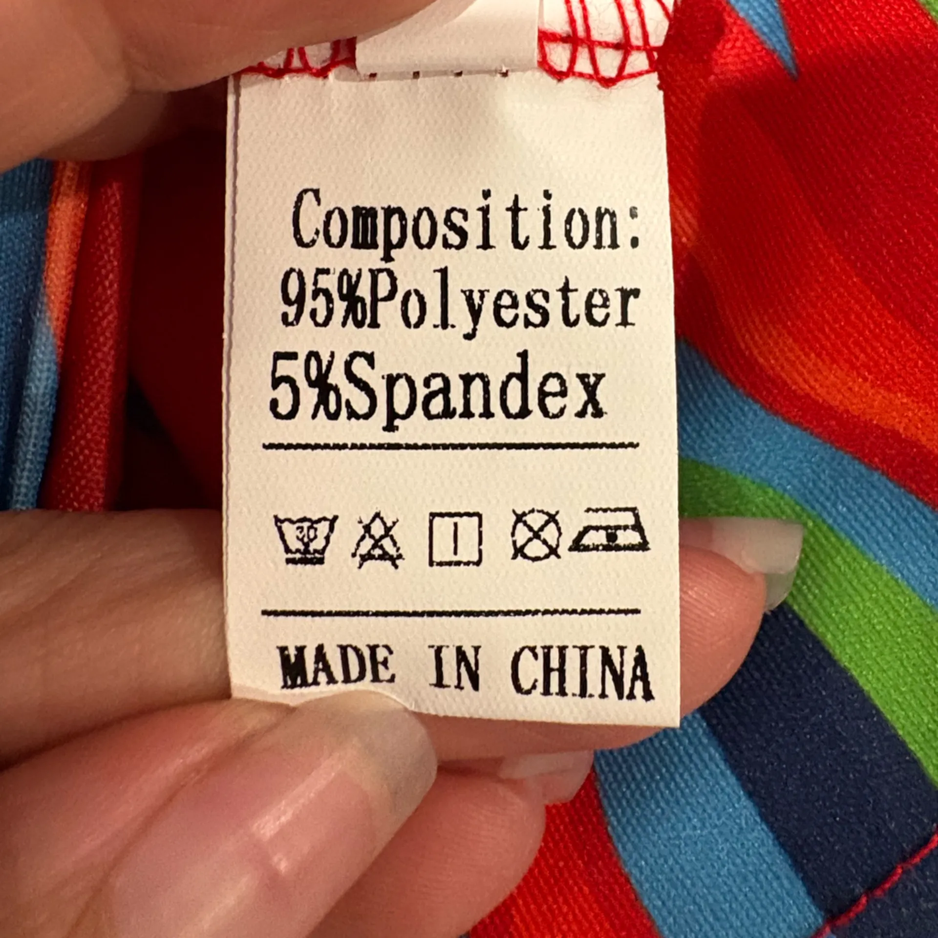 🆕 Vibrant Multicolor Romper Size XL Red - Image 8