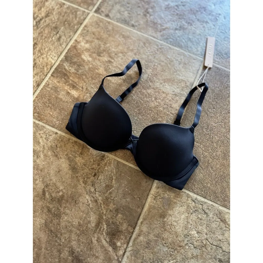 Skims Fits Everybody Push-up Demi Bra Onyx 30B - Image 3