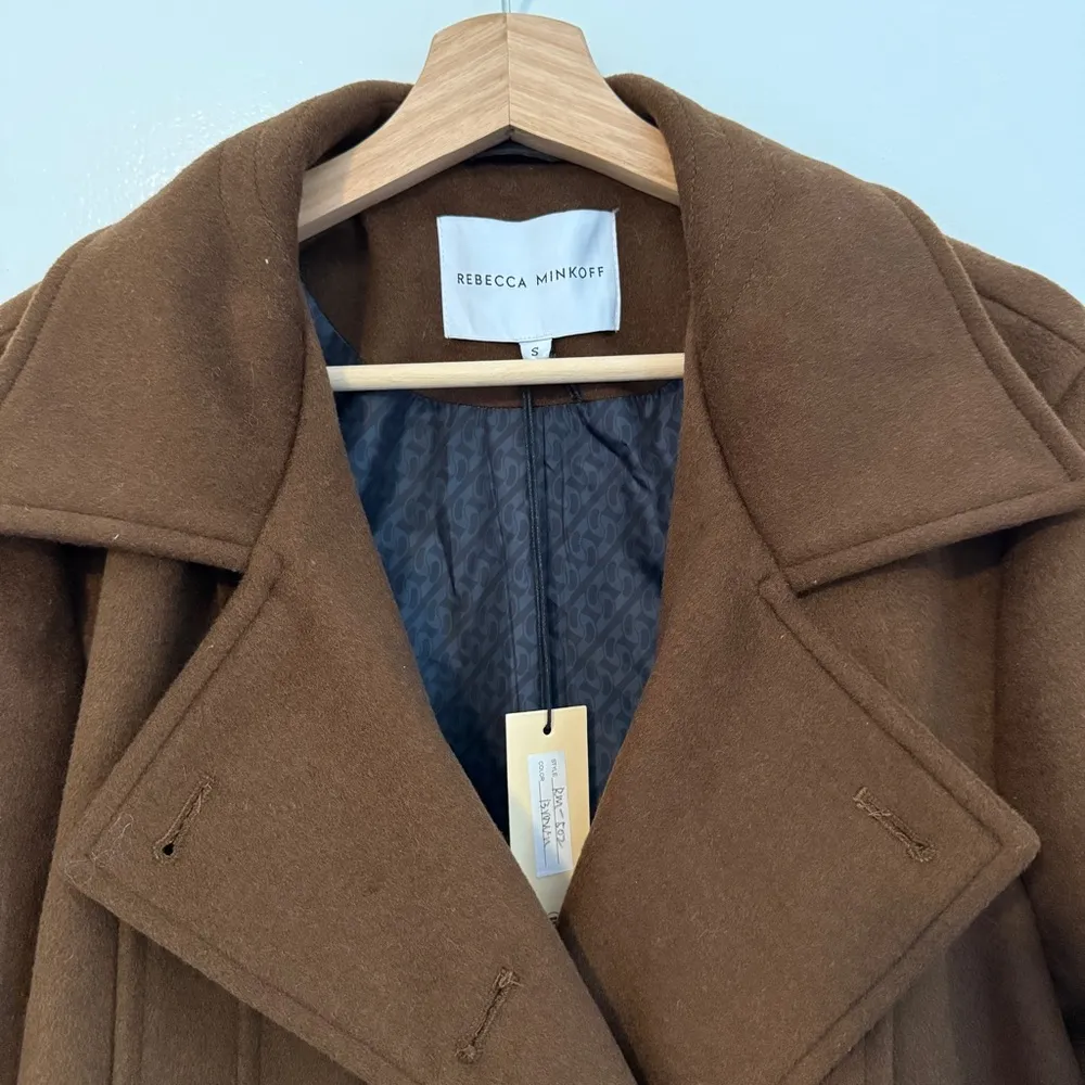 Rebecca Minkoff Pea Coat In Brown - Image 5