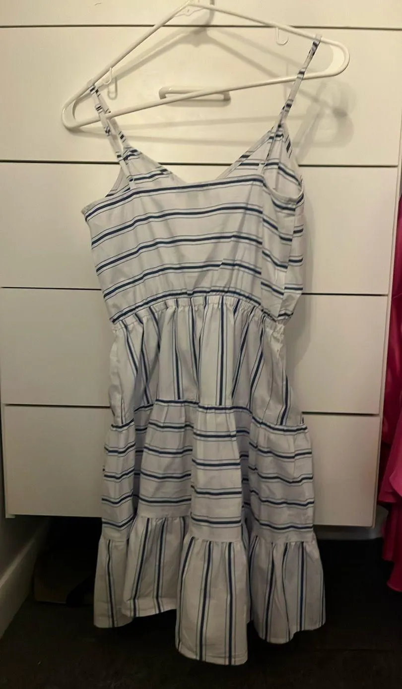 Express Blue and white striped dress  - Image 2