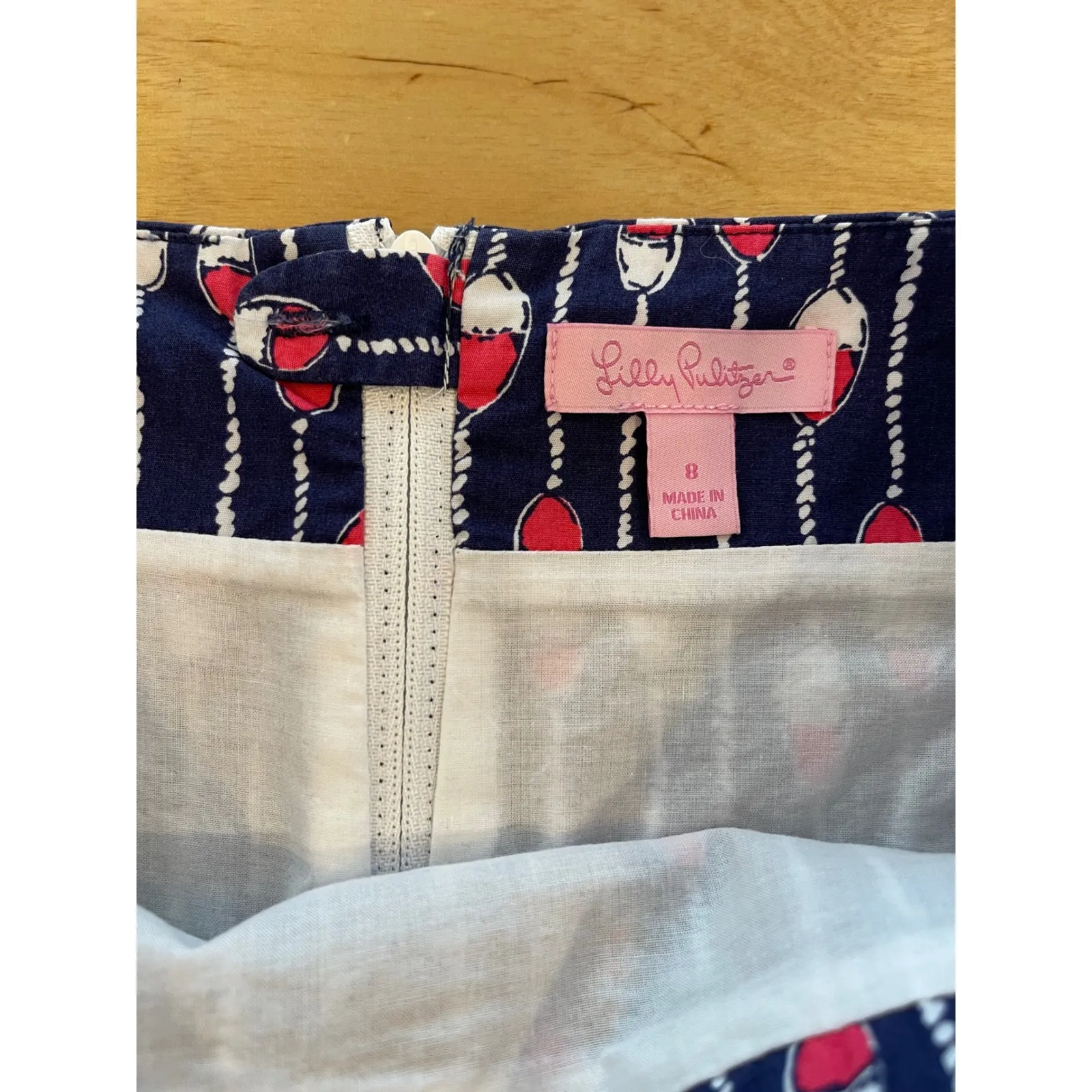 Lilly Pulitzer Skirt Women's Size 8‎ Nautical Buoy Print Mini Cotton - Image 5