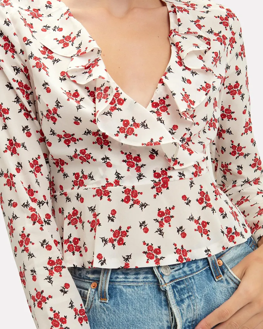 Intermix EVONNE FLORAL TOP - Image 2