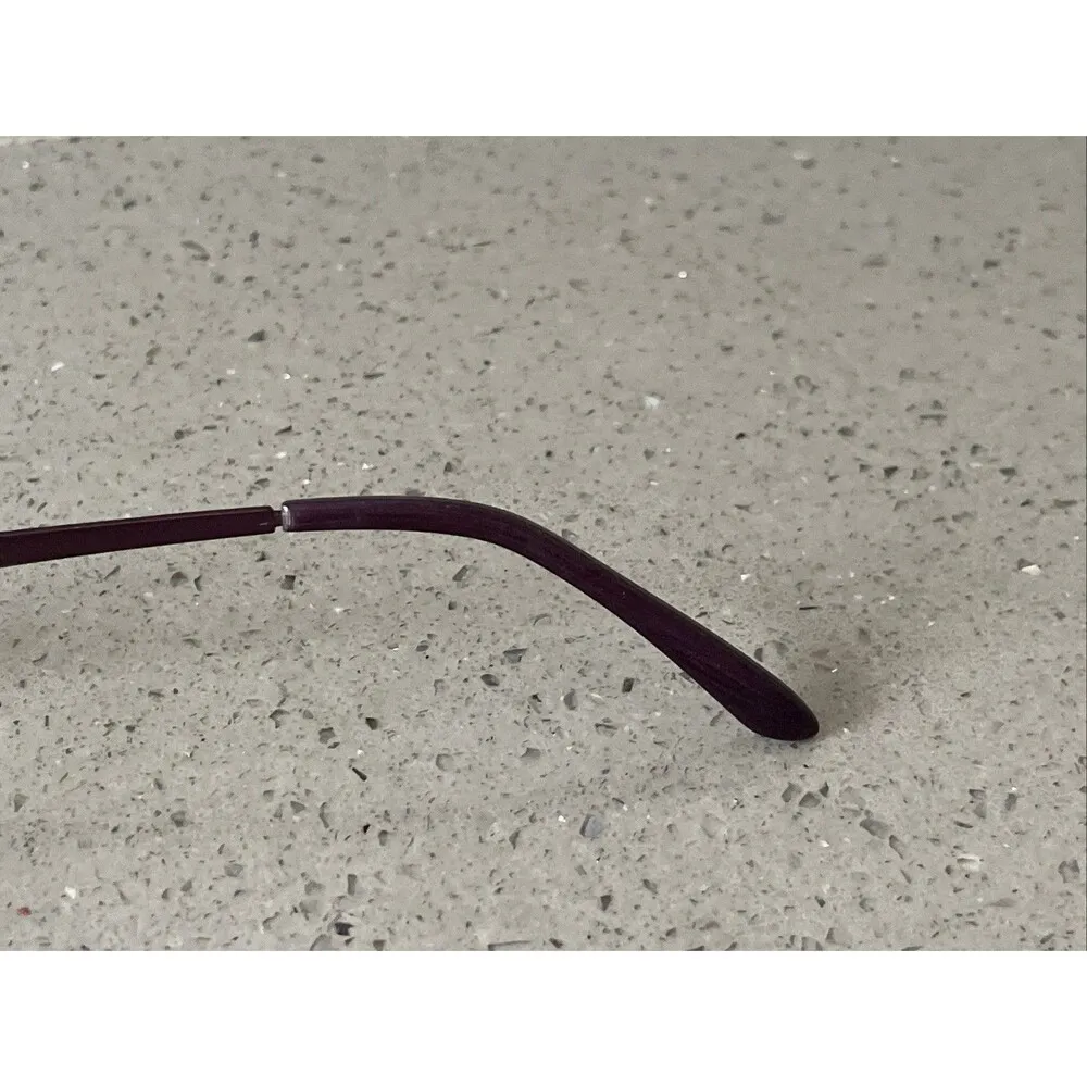 Guess Eyeglasses Womens GU 2200 BLKPUR 51-17-135 Snake Skin Frames ONLY full rim - Image 7