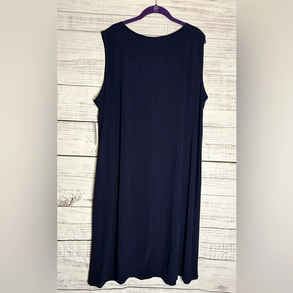R&M Richards Navy Blue Dress - Image 2