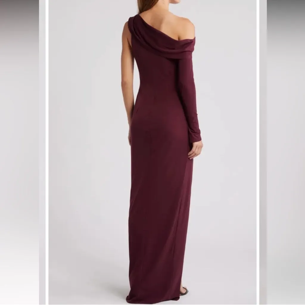 Katie May  Mojave Single Long Sleeve‎ Gown in Sangria - Image 3
