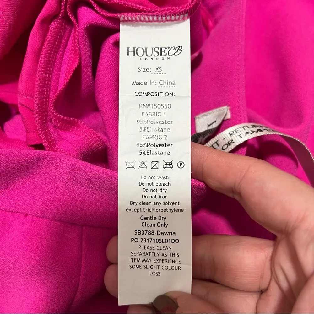 NEW NWT  Dawna Crepe Trousers In Electric Pink - Image 6