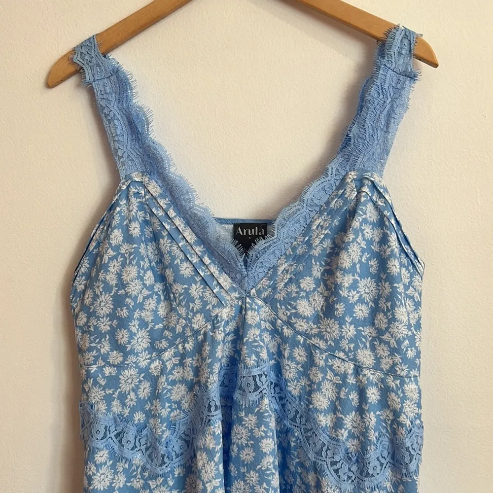 ARULA Blue Floral Lace - Image 3