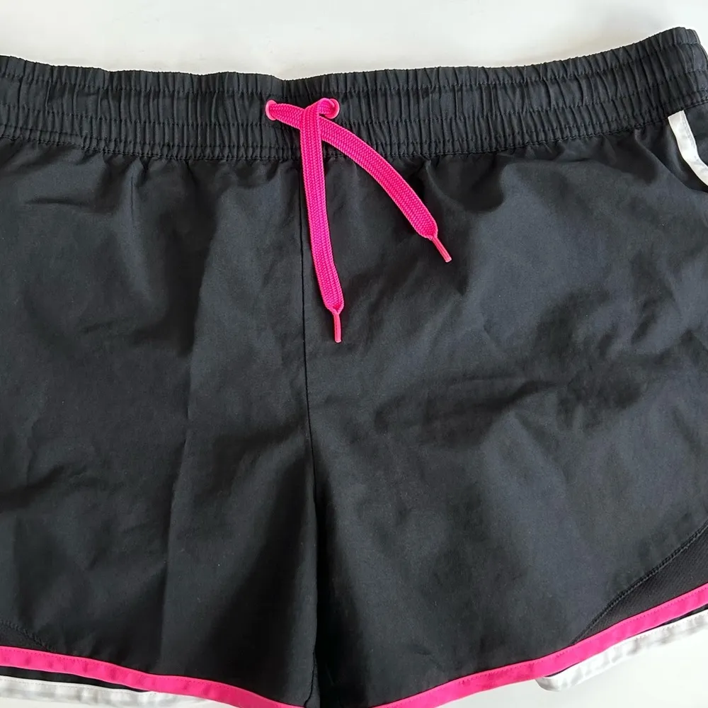 Fila Black Elastic Drawstring Shorts medium - Image 2