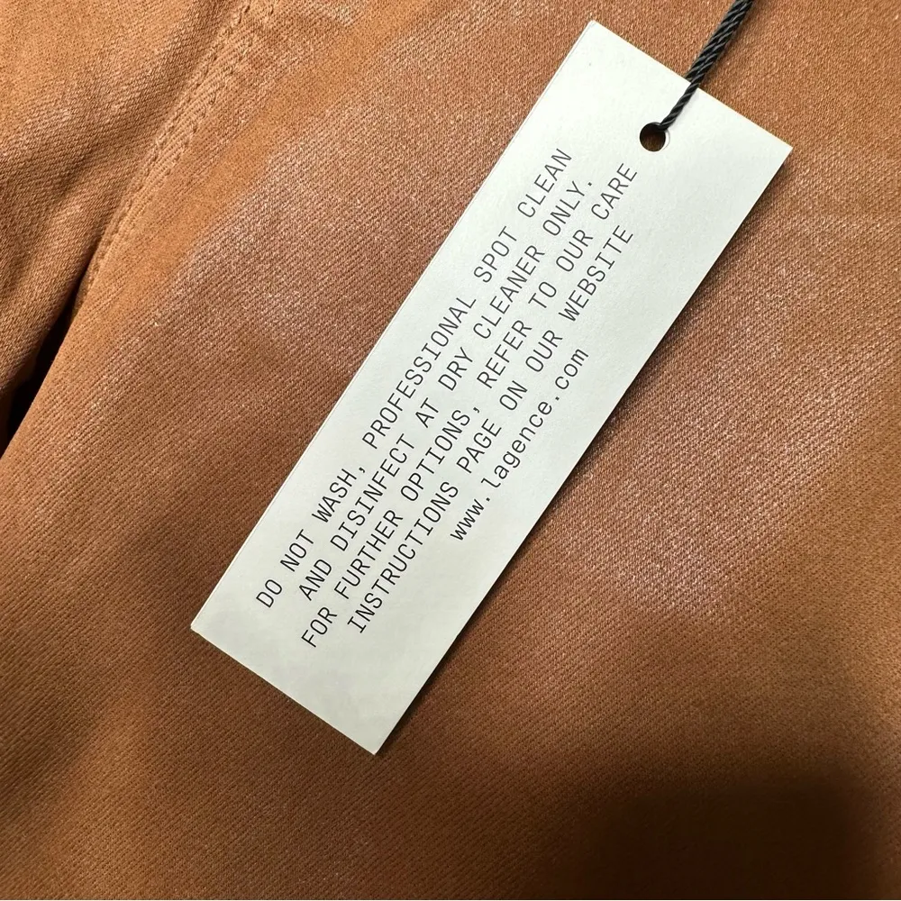 L’AGENCE NWT Marguerite Skinny Jeans in Java Coated Size 26 - Image 8