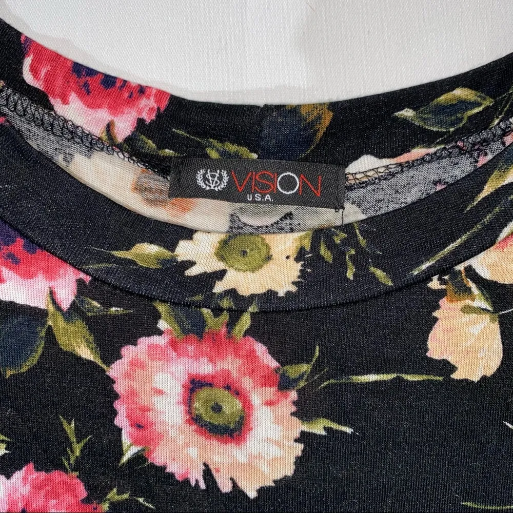 Vision Floral & Stripe Top Large - Image 3