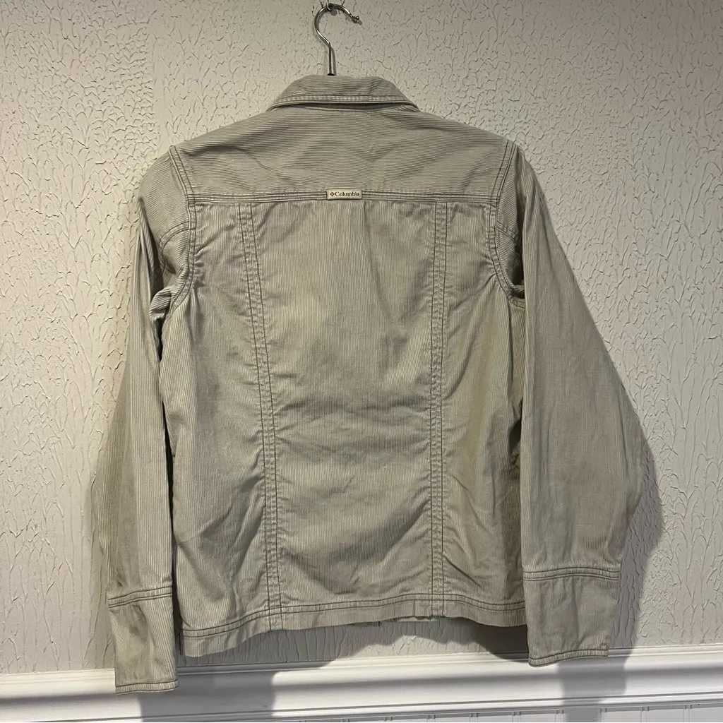 Columbia Tan Corduroy Jacket size small - Image 2