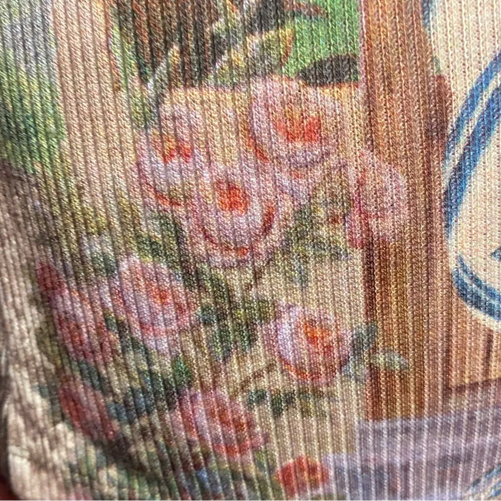 Michal Negrin Vintage Yafa Jaffa Tank Top with Swarovski Crystals L Red Size L - Image 12