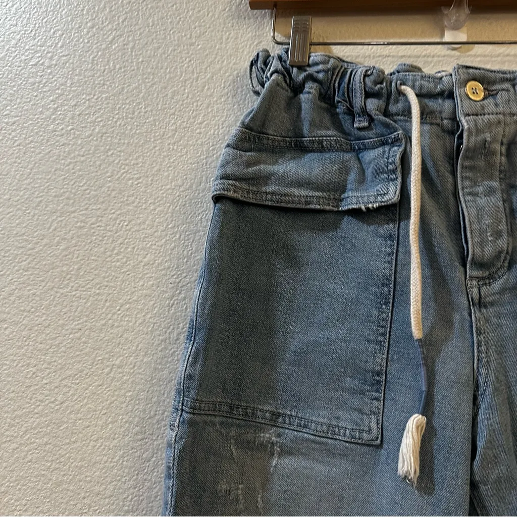 Free People We The Free City Slouch Tapered Jeans Size Small - Image 5