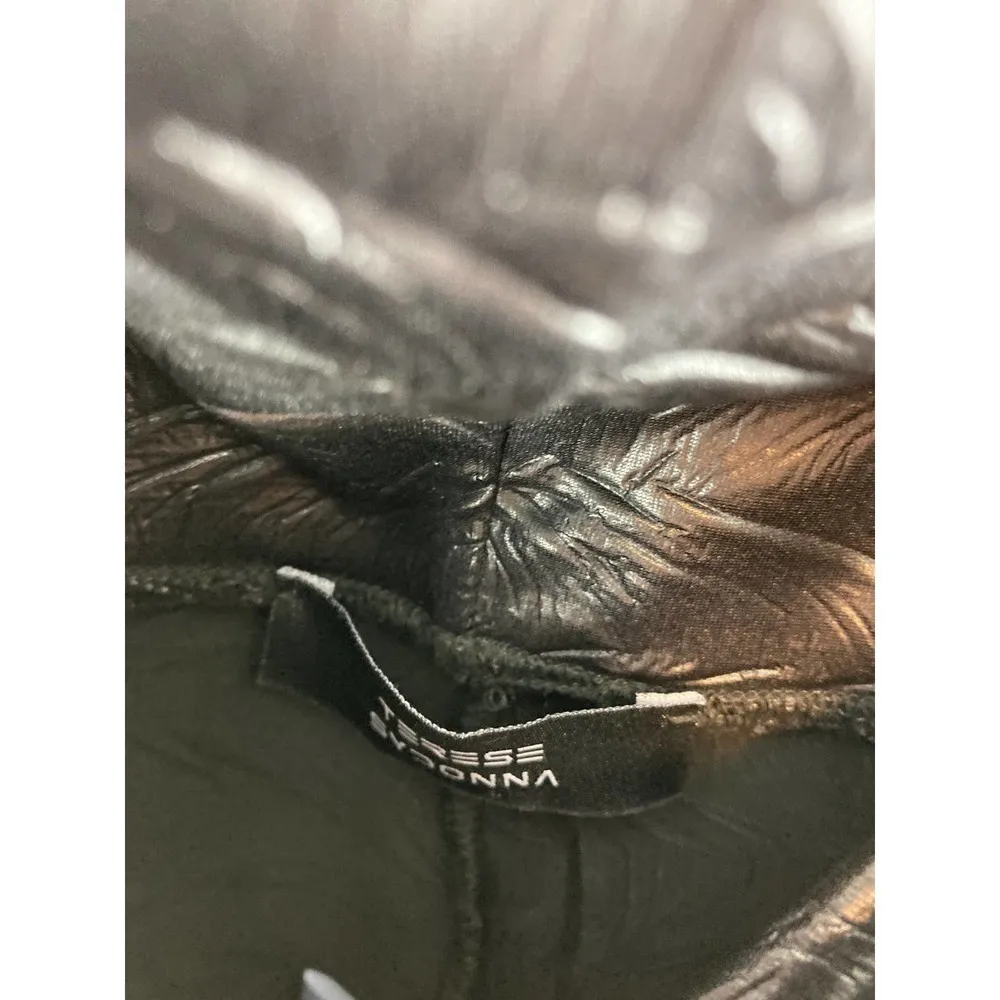 Terese Sydonna BLACK NIKITA HIGH WAIST SNAKESKIN LEGGING XS - Image 4