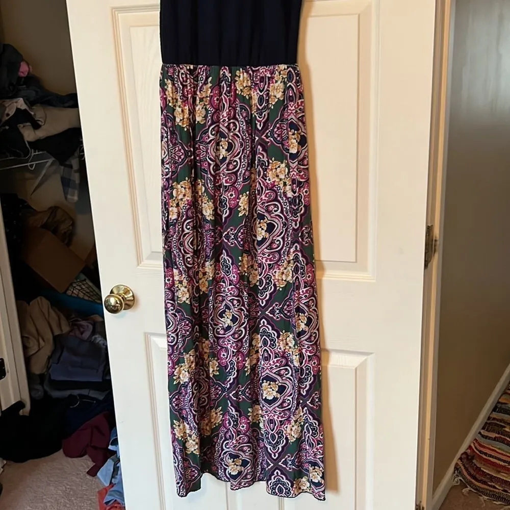 Poema medium colorful maxi dress - Image 3