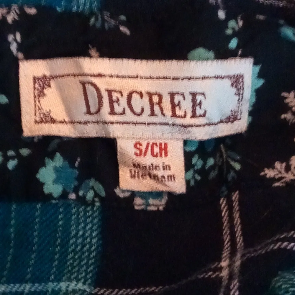 Decree S Blues Plaid Mini Dress - Image 3