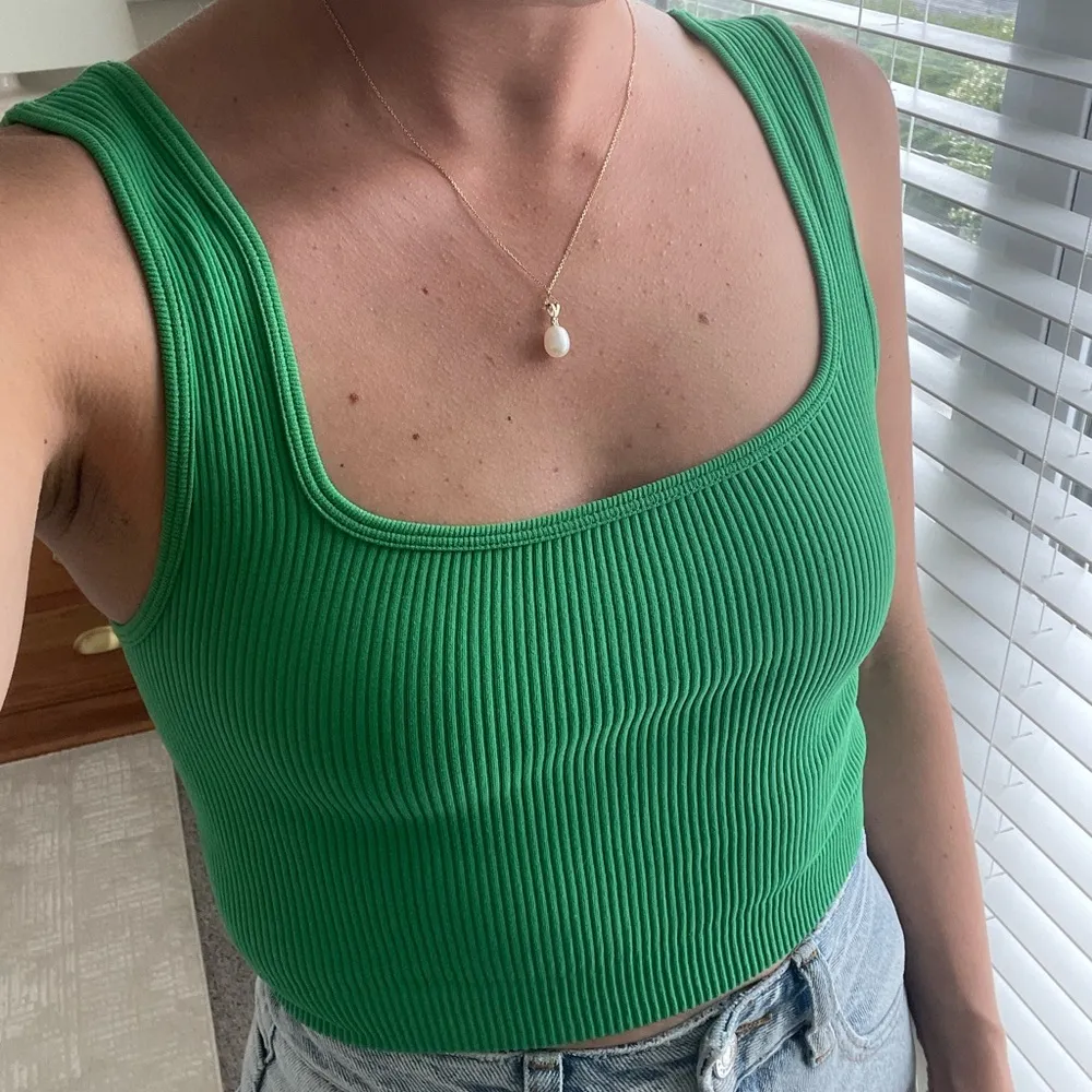 Zara Stretchy Ribbed Tank - Image 3